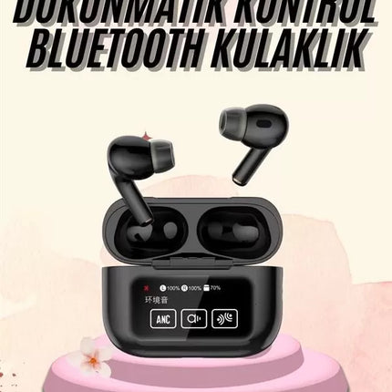 Kulak İçi Bluetooth Kulaklık Ekranlı Müzik Dinleme Çağrı Cevaplama Siyah Yeni Nesil