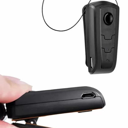 Makaralı Bluetooth Kulakiçi Yaka Kulaklığı Kablosuz Kulaklık