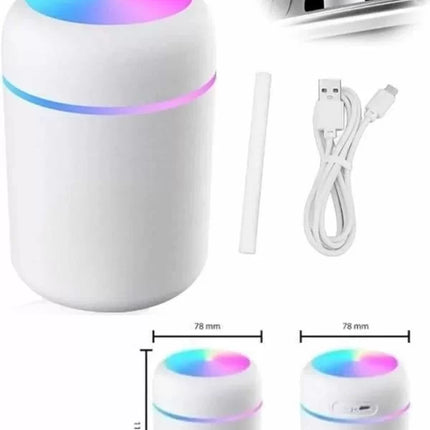Hava Nemlendirici Buhar Makinesi Led Işıklı USB Dekoratif Nemlendirici