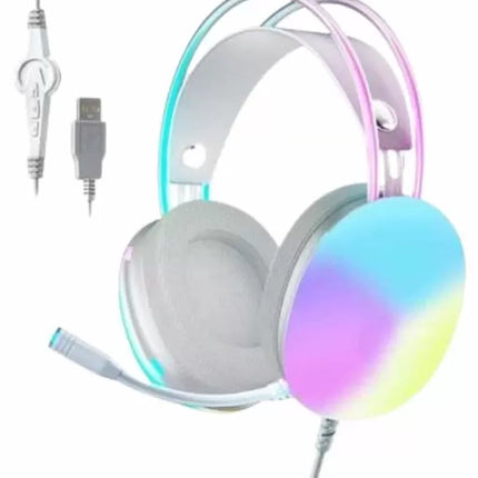 RGB Işıklı Yüksek Ses Kaliteli Kablosuz Kulak Üstü Bluetooth Kulaklık