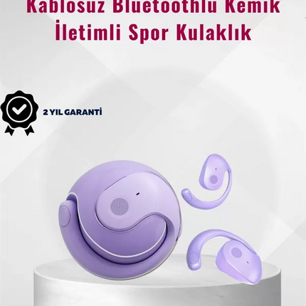 Bluetooth 5.3 Teknolojili Kablosuz Kemik İletimli Spor Kulaklık