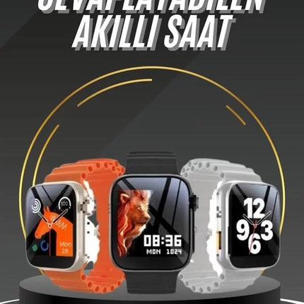 Yeni Nesil Bluetooth Bağlantılı Akıllı Saat Sosyal Medya Girişli Uyku Takibi