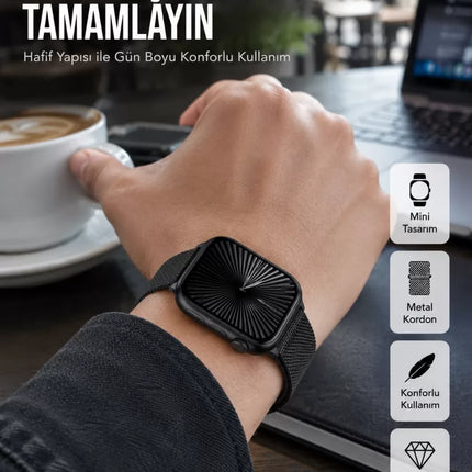 SQ-16 Mini Series 10 – Dokunmatik Akıllı Saat | Kalp Ritmi, SpO2, Uyku Takibi