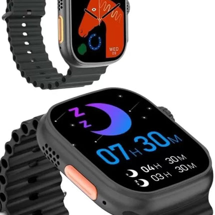 Ultra Akıllı Saat 49 Mm Çift Kordonlu Arama Cevaplama Bluetooth Bağlantılı