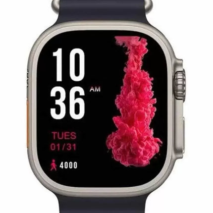 Ultra Akıllı Saat 49 Mm Çift Kordonlu Arama Cevaplama Bluetooth Bağlantılı