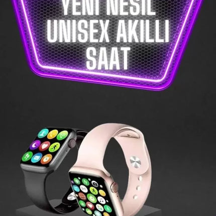 Dokunmatik Ekran Akıllı Saat Tema Değiştirme Şık ve Modern Unısex