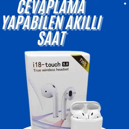 Yeni Nesil Çift Mikrofonlu Dokunmatik Kablosuz Bluetooth Kulaklık
