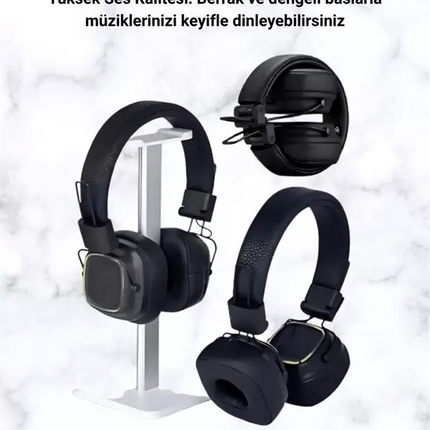 RGB Işıklı Katlanabilir Bluetooth 5.3 Kulak Üstü Kulaklık
