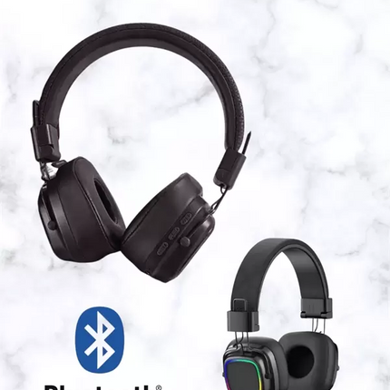 RGB Işıklı Katlanabilir Bluetooth 5.3 Kulak Üstü Kulaklık