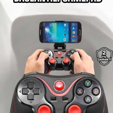 Game Stick Android Uyumlu Gamepad X3 Standlı Oyun Kolu Bluetooth Bağlantılı