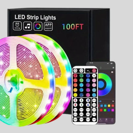10 Metre Telefon Kontrollü Smart Şerit Led USB RGB Kumandalı