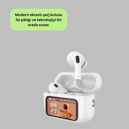 Dokunmatik Kontrollü Gürültü Önleyici Bluetooth Kulaklık Şarj Göstergeli