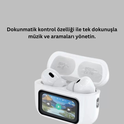Dokunmatik Kontrollü Gürültü Önleyici Bluetooth Kulaklık Şarj Göstergeli