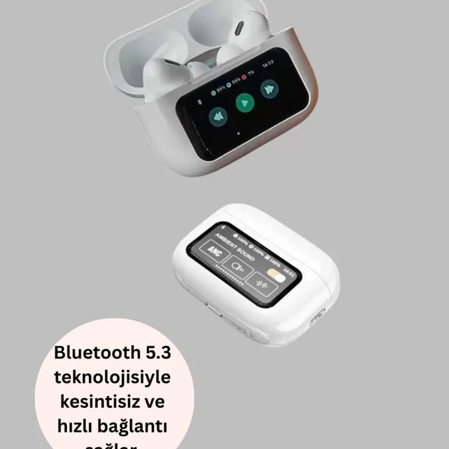 Tüm Telefonlarla Uyumlu ANC Özellikli Dokunmatik Bluetooth Kulaklık Yeni Nesil