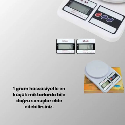 Hassas Tartım İçin Dijital Mutfak Terazisi – 10kg / 1g