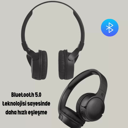 Ayarlanabilir Baş Bantlı Kablosuz Kulak Üstü Kulaklık