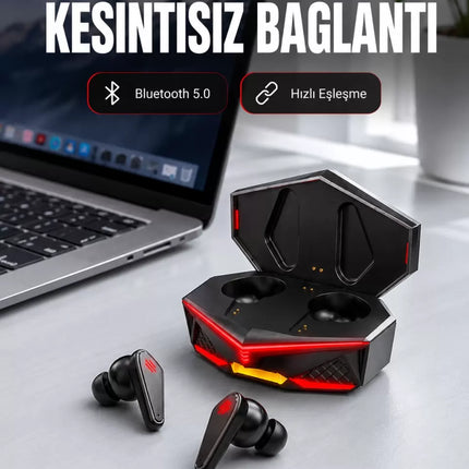 Kablosuz Bluetooth Gaming Kulaklık Led Işıklı Yeni Nesil