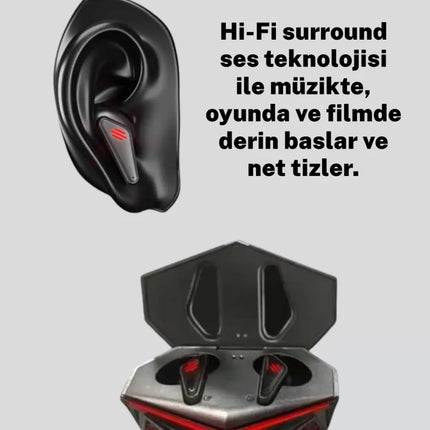 Led Işıklı Kablosuz Gaming Kulaklık Ergonomik Tasarım Yeni Nesil