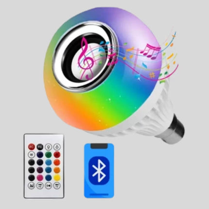 Bluetooth Hoparlörlü LED Ampul – 12W Enerji Tasarruflu
