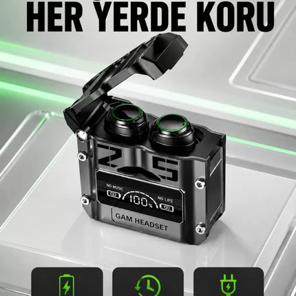 Yüksek Ses Kaliteli Kablosuz Bluetooth Kulaklık Suya Dayanıklı Yeni Nesil