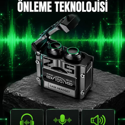 Bluetooth Kulaklık Kablosuz ANC Gürültü Önleyici Stereo Ses Yeni Nesil