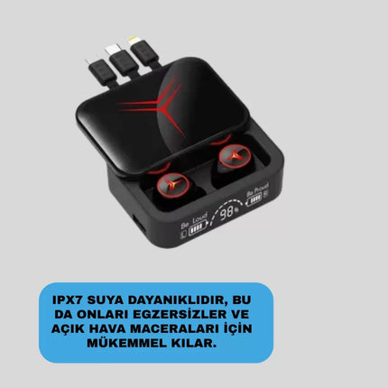 IPX6 Suya Dayanıklı Kablosuz Kulaklık – Hafif ve Taşınabilir Tasarım