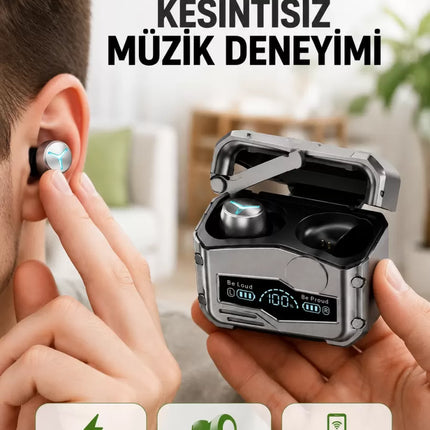 Hızlı Şarj Edilebilen Kablosuz Kulaklık – Uzun Süreli Kullanım için Tasarlandı (Kopya)