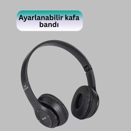 Katlanabilir Tasarımlı Bluetooth 5.0 Kulaklık | Eller Serbest Arama ve Çift Cihaz Desteği