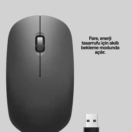 Sessiz ve Ergonomik Mouse – USB Bağlantılı ve DPI Ayarlı