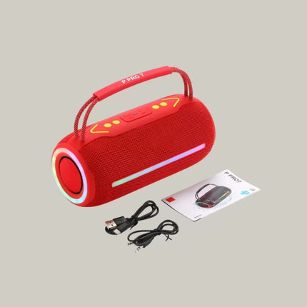 RGB LED Işıklı 20W Taşınabilir Bluetooth Hoparlör IPX6 Suya Dayanıklı