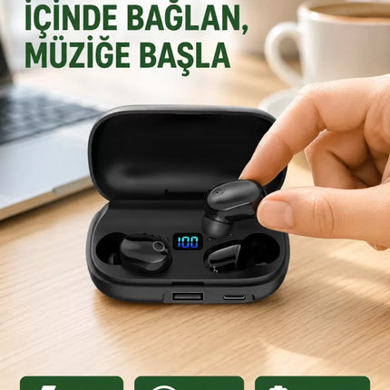 Yüksek Ses Kaliteli A10s TWS Bluetooth 5.0 Kablosuz Kulaklık Yeni Nesil