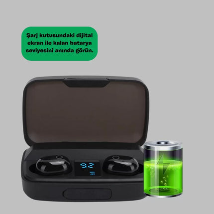 Yüksek Ses Kaliteli A10s TWS Bluetooth 5.0 Kablosuz Kulaklık