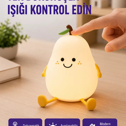 Dekoratif Armut LED Lamba Renk Ayarlı Şarj Edilebilir