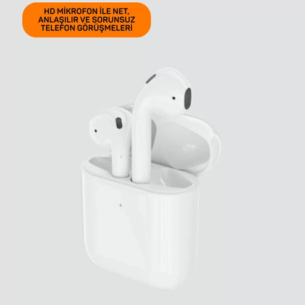 iPhone 11 12 13 14 15 Uyumlu Bluetooth Kulaklık Gürültü Engelleyici HD Mikrofonlu