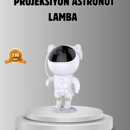 Astronot Galaksi Projeksiyon Lambası Bluetooth Bağlantılı ve Uzaktan Kontrollü