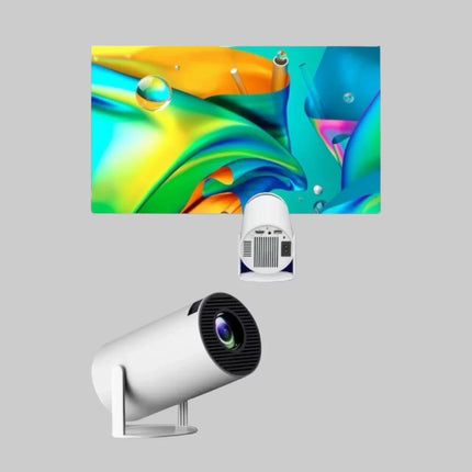 4K Destekli Full HD Projeksiyon Cihazı – 130 inç Geniş Ekran, WiFi ve HDMI Bağlantılı