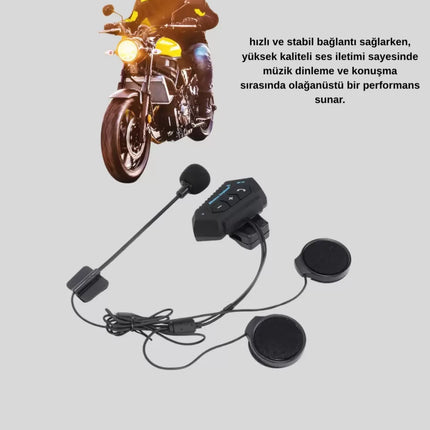 BT22 Kask Bluetooth Kulaklık 5.0 – Suya Dayanıklı, Gürültü Önleyici, Uzun Pil Ömürlü Yeni Nesil