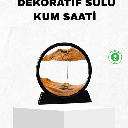 Dekoratif Kum Saati – Şık Masa Üstü Aksesuar, Dayanıklı Malzeme, Modern ve Klasik Tasarım