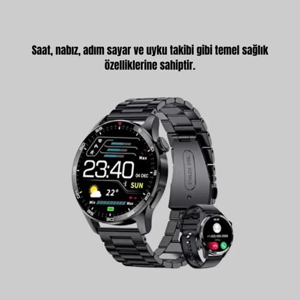 Bluetooth Akıllı Saat – Nabız, Adım Sayar, Uyku Takibi ve Spor Modlarıyla Akıllı Yaşam Asistanı