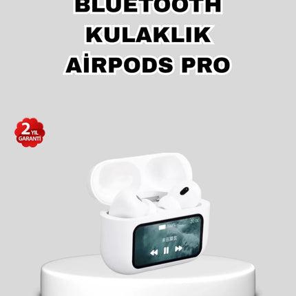 Dokunmatik Ekranlı Bluetooth Kulaklık – ANC, Suya Dayanıklı, Powerbank Kutulu