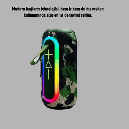 Kablosuz Hoparlör – Bluetooth 5.1, Güçlü Bas ve 10 Metre Menzil