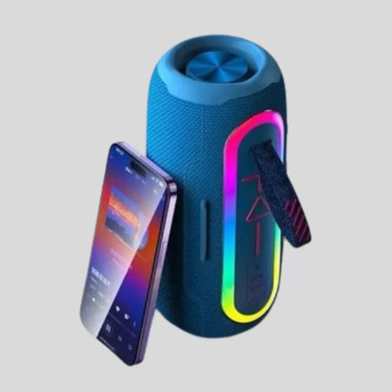 Taşınabilir Mini Bluetooth Hoparlör Güçlü Ses ve Şık Kırmızı Tasarım