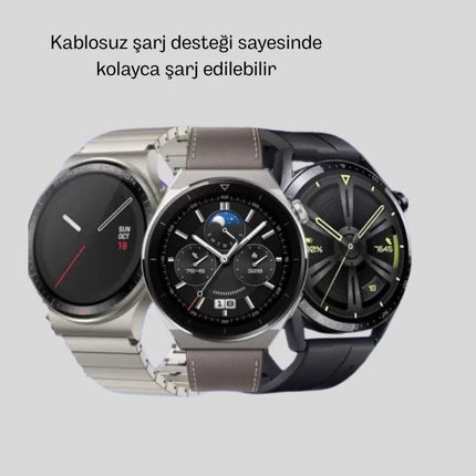 Akıllı Saat NFC – Bluetooth Arama ve Kablosuz Şarj Özellikli