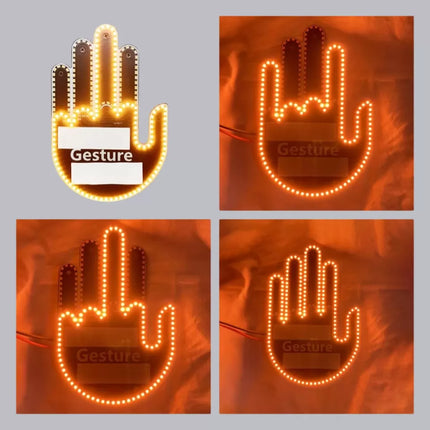 176 LED’li Amber Trafik Uyumlu Sinyal Işığı – El Hareketiyle Kontrol