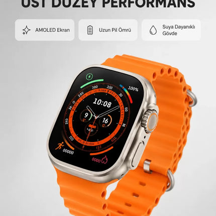 Akıllı Saat – Nabız Ölçer, Uyku Takibi, GPS, Suya Dayanıklı Tasarım