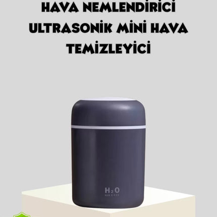 LED Işıklı USB Nemlendirici – Sürekli ve Aralıklı Püskürtme Modu