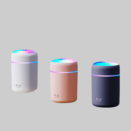 Taşınabilir USB Mini Nemlendirici – LED Aydınlatmalı, Çift Püskürtme Modu
