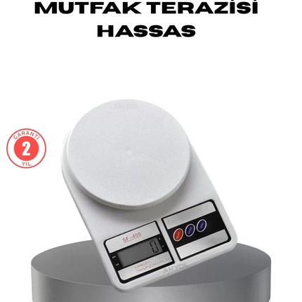 Hassas Dijital Mutfak Tartısı – 1g Doğruluk, LCD Ekran, Otomatik Kapanma