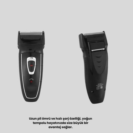 Unisex Şarjlı Saç ve Sakal Kesme Makinesi – Sessiz Motor, 1–12 mm Ayarlanabilir Başlık