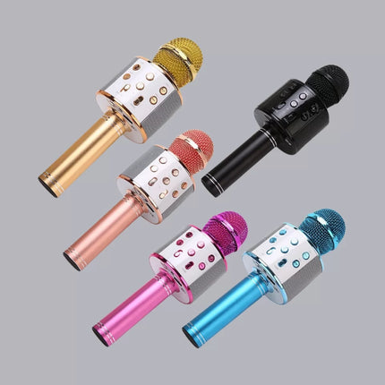 Kablosuz Bluetooth Karaoke Mikrofon  Yankı Efektli